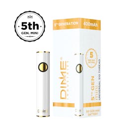 Dime Industries 5th Generation Mini 510 Thread Battery - White (2024)