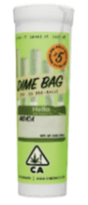 DIME BAG - [DIME BAG] Preroll 5 Pack - 2.5g - Gassy Taffy (H)