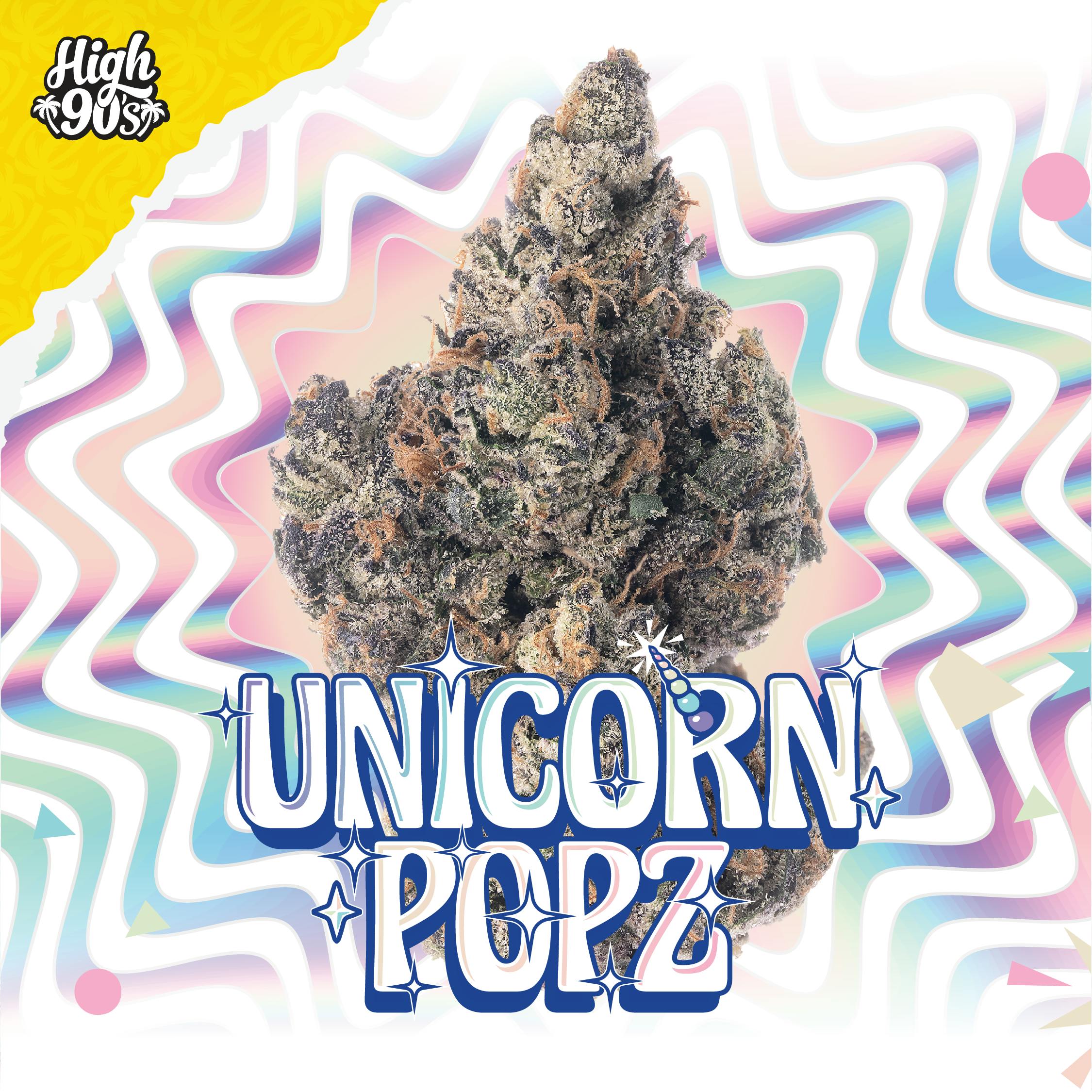High 90s : Unicorn Popz 3.5g Flower - HIGH 90s