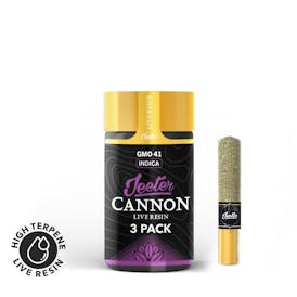 Jeeter Cannon Live Resin - 3 Pack - GMO 41