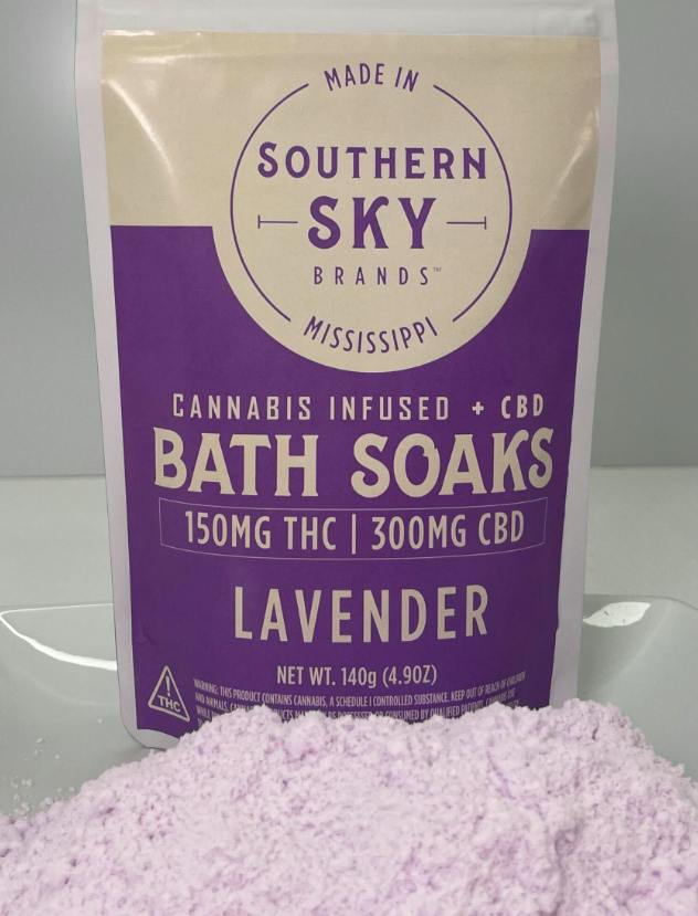Lavender Bath Soak (142mg THC, 301mg CBD)