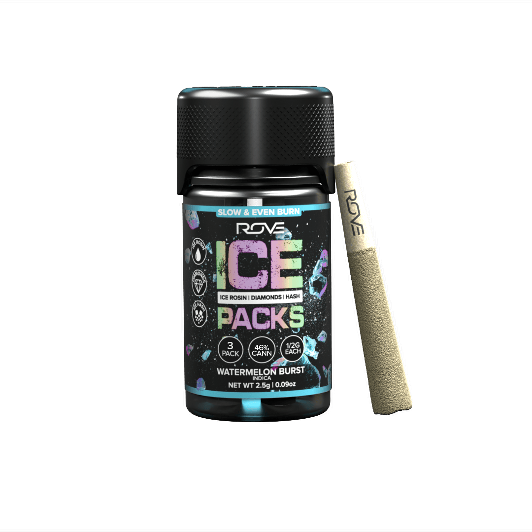 Watermelon Burst | Infused Ice Packs (Rosin, Hash, and Diamonds) | 3x 0.5g