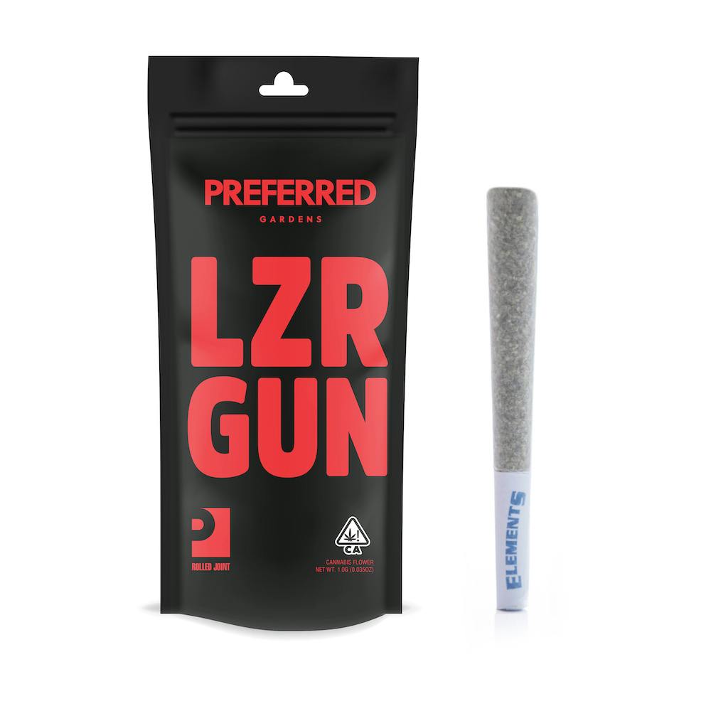 1g PREFERRED Indoor Preroll - Lazer Gun 32% - Cannabis De