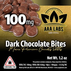 Dark Chocolate Bites - 100mg