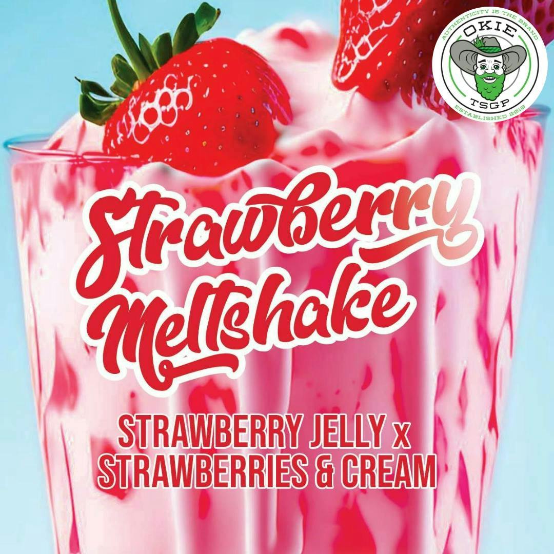 Strawberry Meltshake - 1g - Live Hash Rosin Batter - Okie TSGP