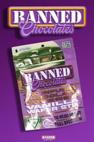CHOCOLATE COVERED VANILLA WAFER STICKS 200MG | 3 PACK