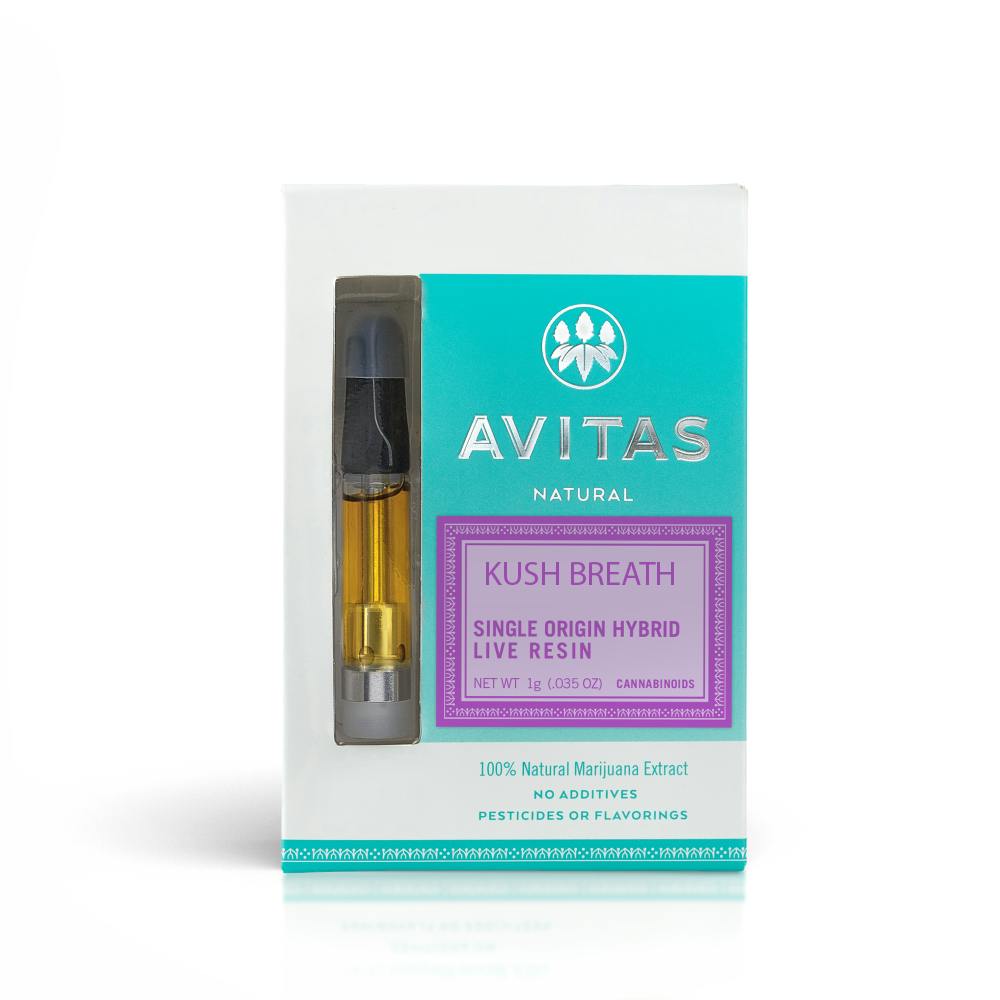 Kush Breath Live Resin Cartridge 1g by Avitas