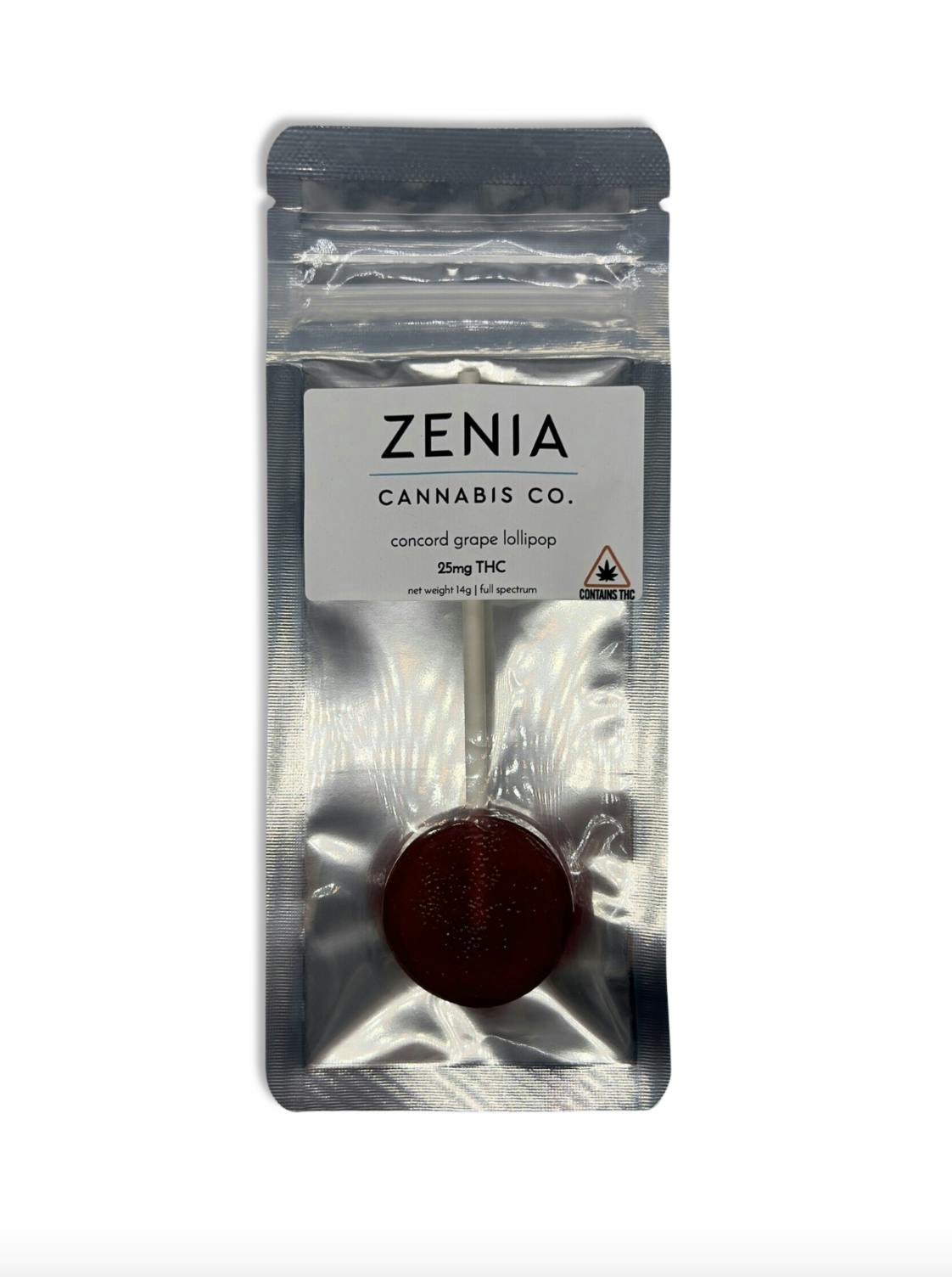 Concord Grape 25mg Lollipop | Zenia at indico