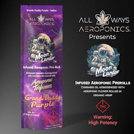 Moon Lander Infused Pre-Roll - Grand Daddy Purple 1g