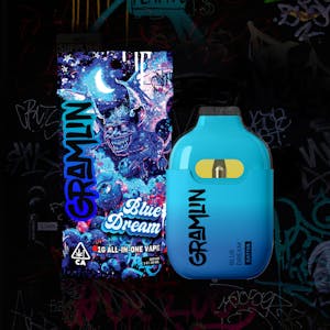 GRAMLIN - 1g Gramlin All-In-One Vape - Blue Dream 88%