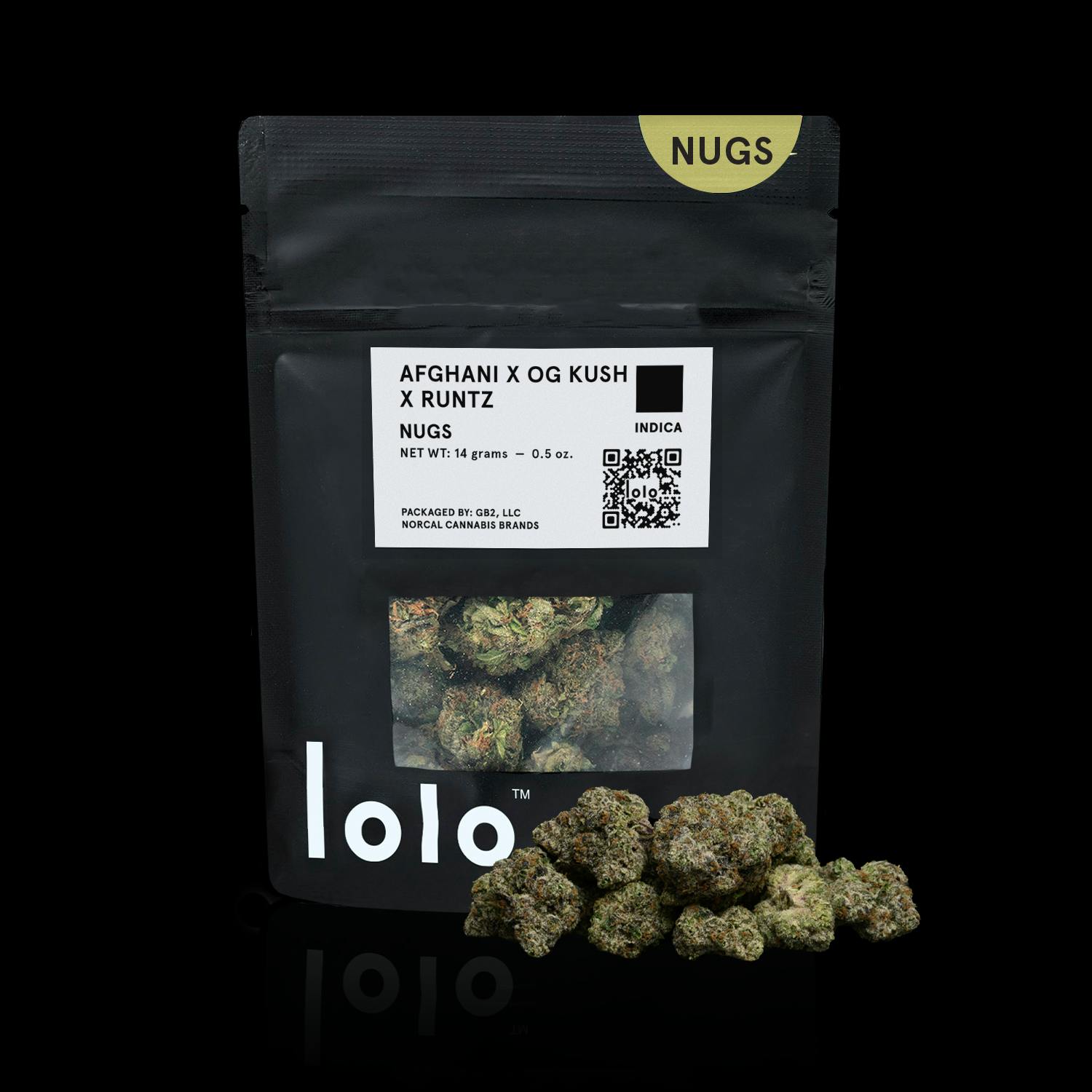 Afghani x OG Kush x Runtz | Indoor Nugs | 14g - lolo