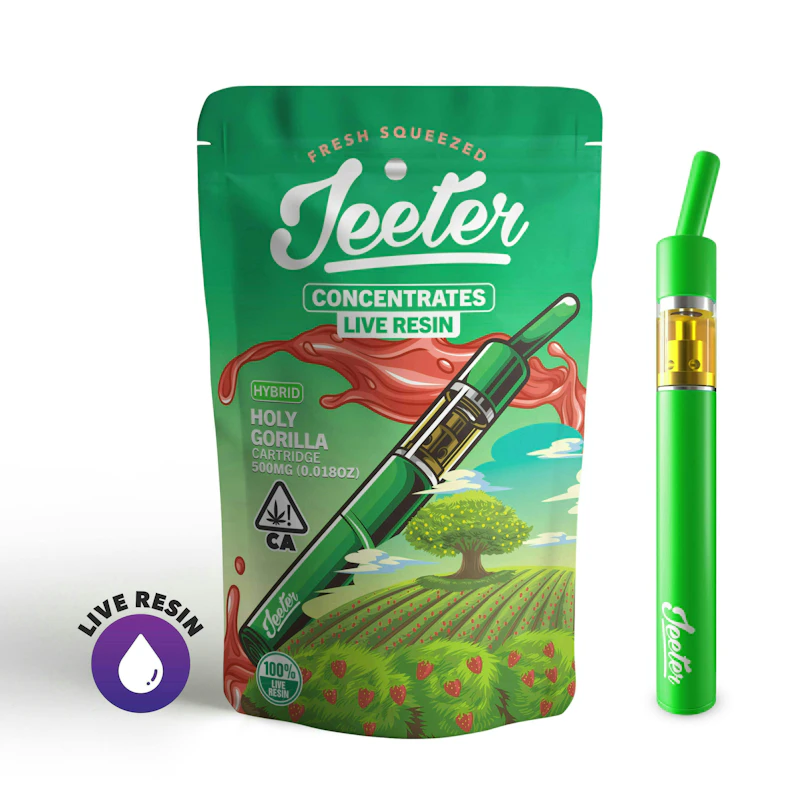 Jeeter Holy Gorilla · Live Resin Straw Disposable · 0.5g, Disposables
