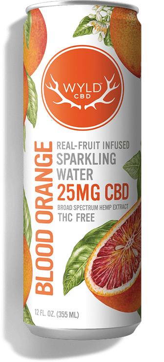 Blood Orange CBD Sparkling Water | 25mg