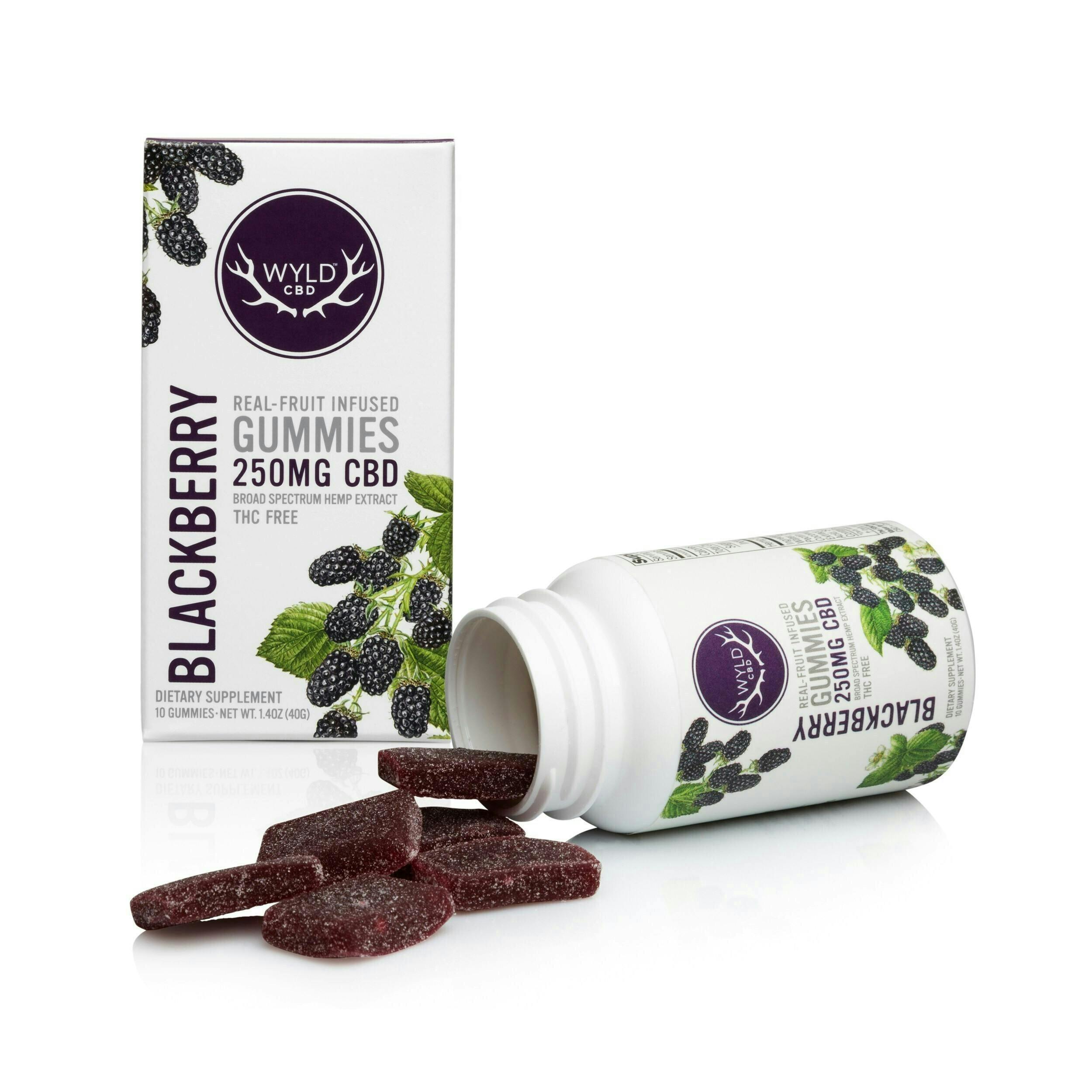 Wyld: Blackberry CBD Gummies - 10ct