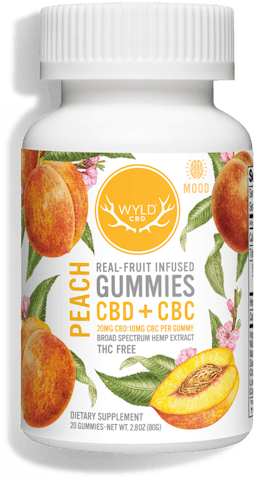 Peach CBD:CBC 2:1 Gummies | 20-Pack