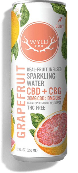 20mg Grapefruit CBD:CBG Sparkling Water