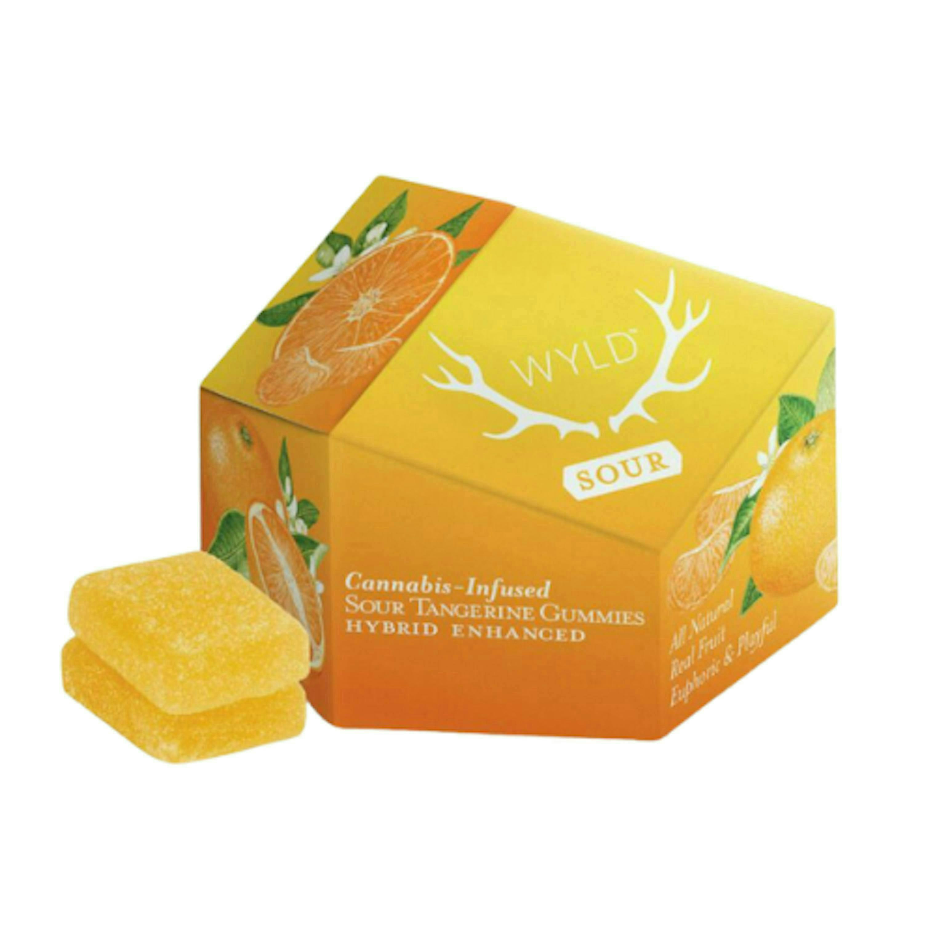 Wyld — Sour Tangerine Hybrid Enhanced Gummies - 200mg - 10ct - 20mg/ea
