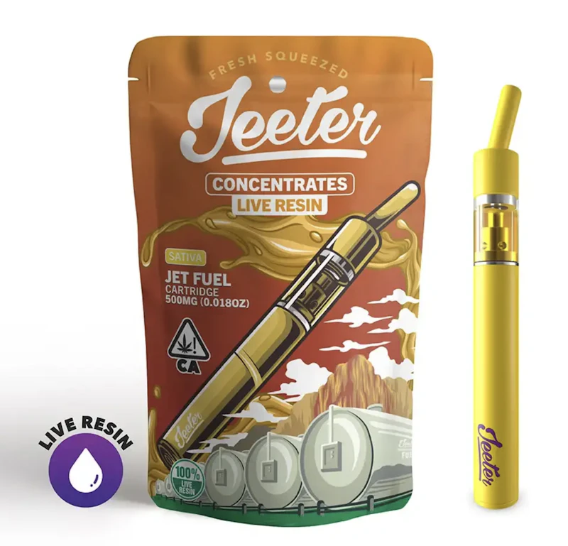 Jeeter Jet Fuel · Live Resin Straw Disposable · 0.5g, Disposables
