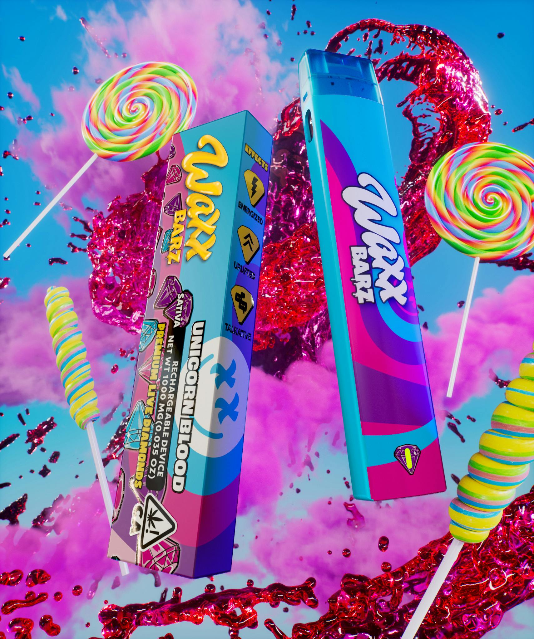 Premium Live Diamonds Unicorn Blood