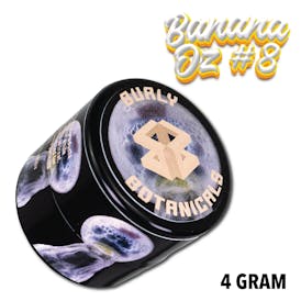 Burly Botanicals | Banana OZ #8 | 4g Hash Rosin