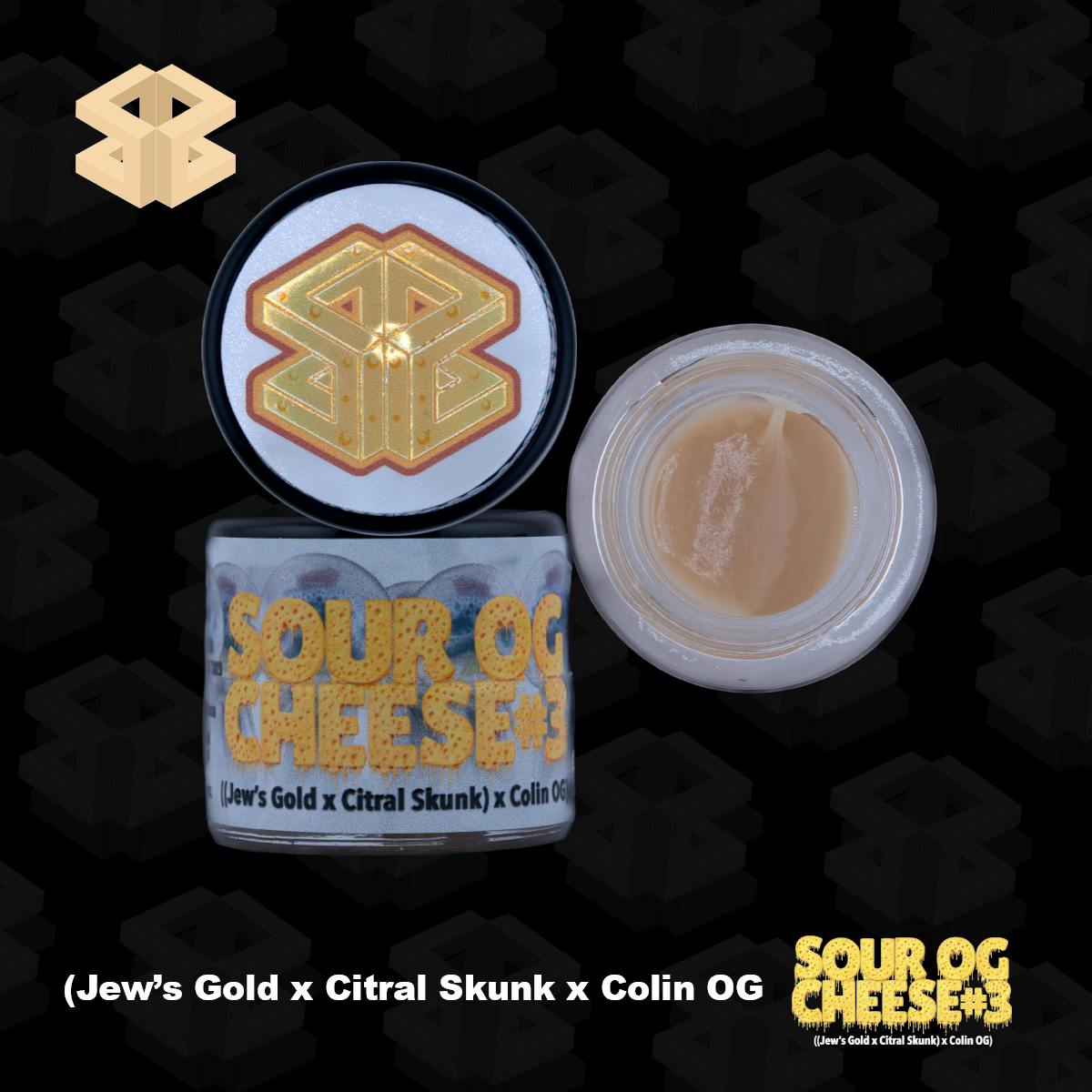 Burly Botanicals | Sour OG Cheese #3 | 4g Hash Rosin