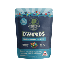 Dweebs Blue Raspberry THC 100mg total