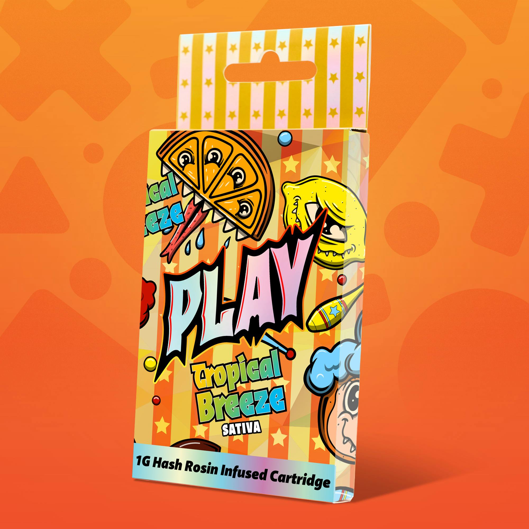 Tropical Breeze ━ 1g Hash Rosin Infused ━ 510 Cart ━ Play
