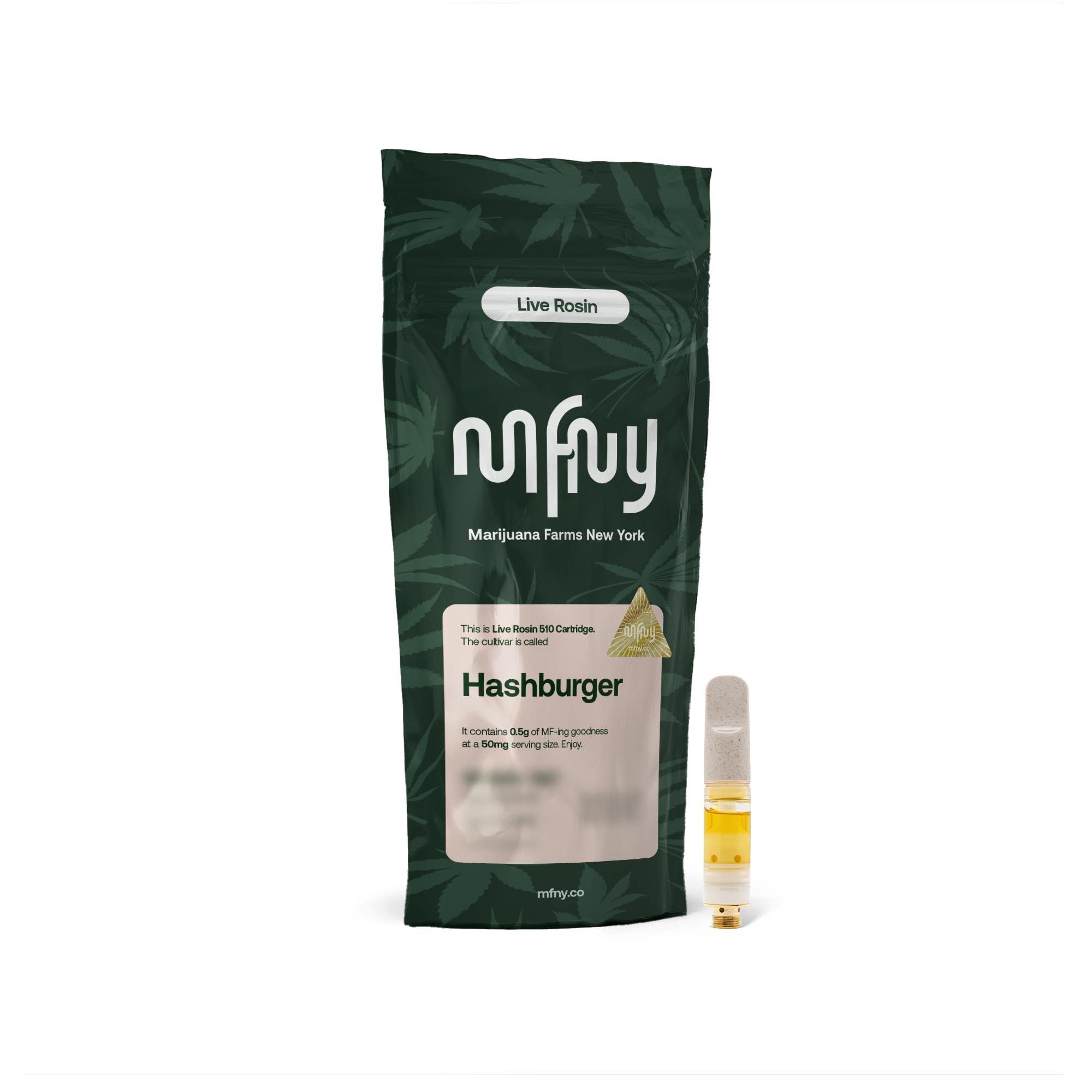 Hash Burger Live Rosin 510 Vape Cart | 0.5g