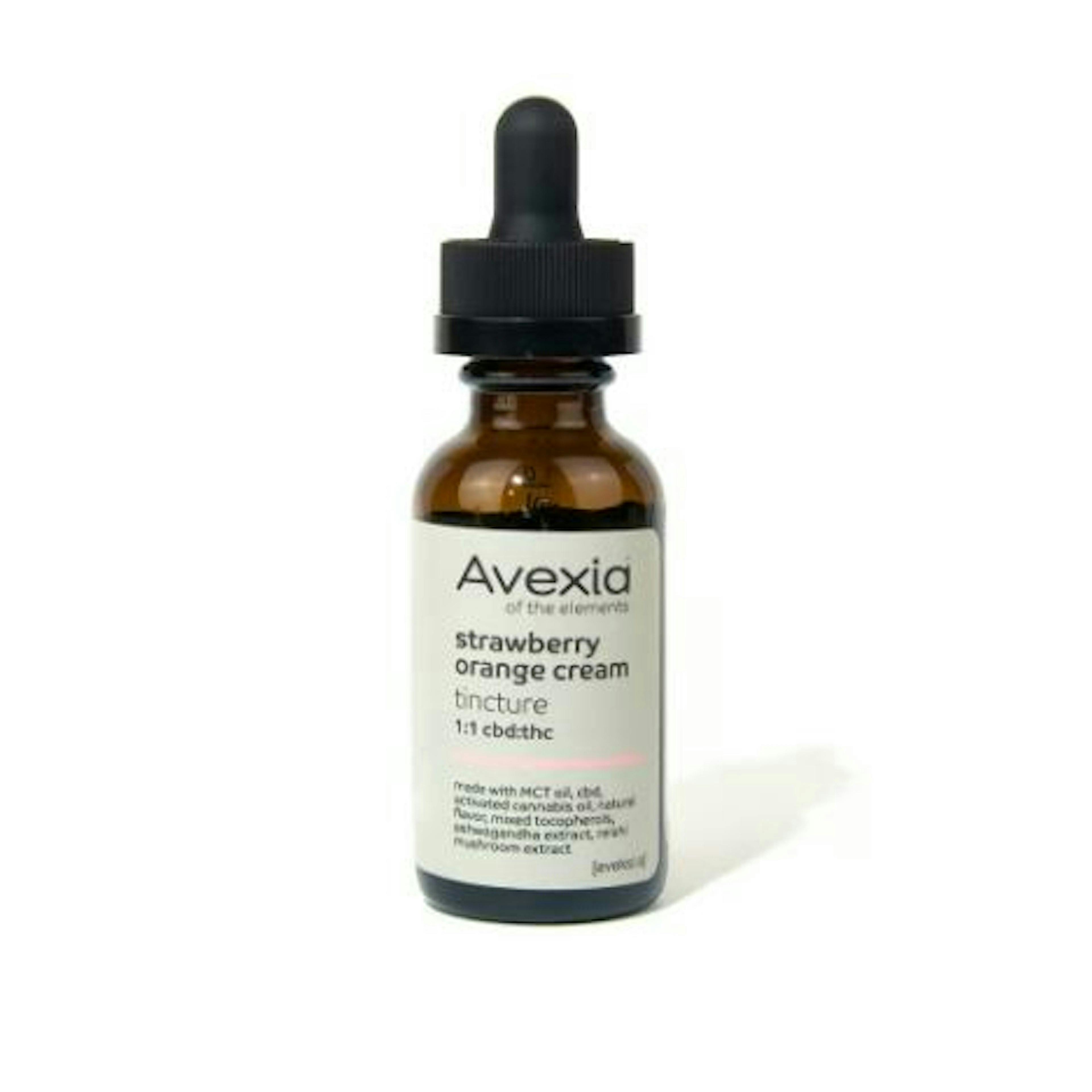 Avexia Tincture | 1:1 Strawberry Orange Cream | CBD 114mg x THC 110mg at Zen Leaf Cannabis Dispensary