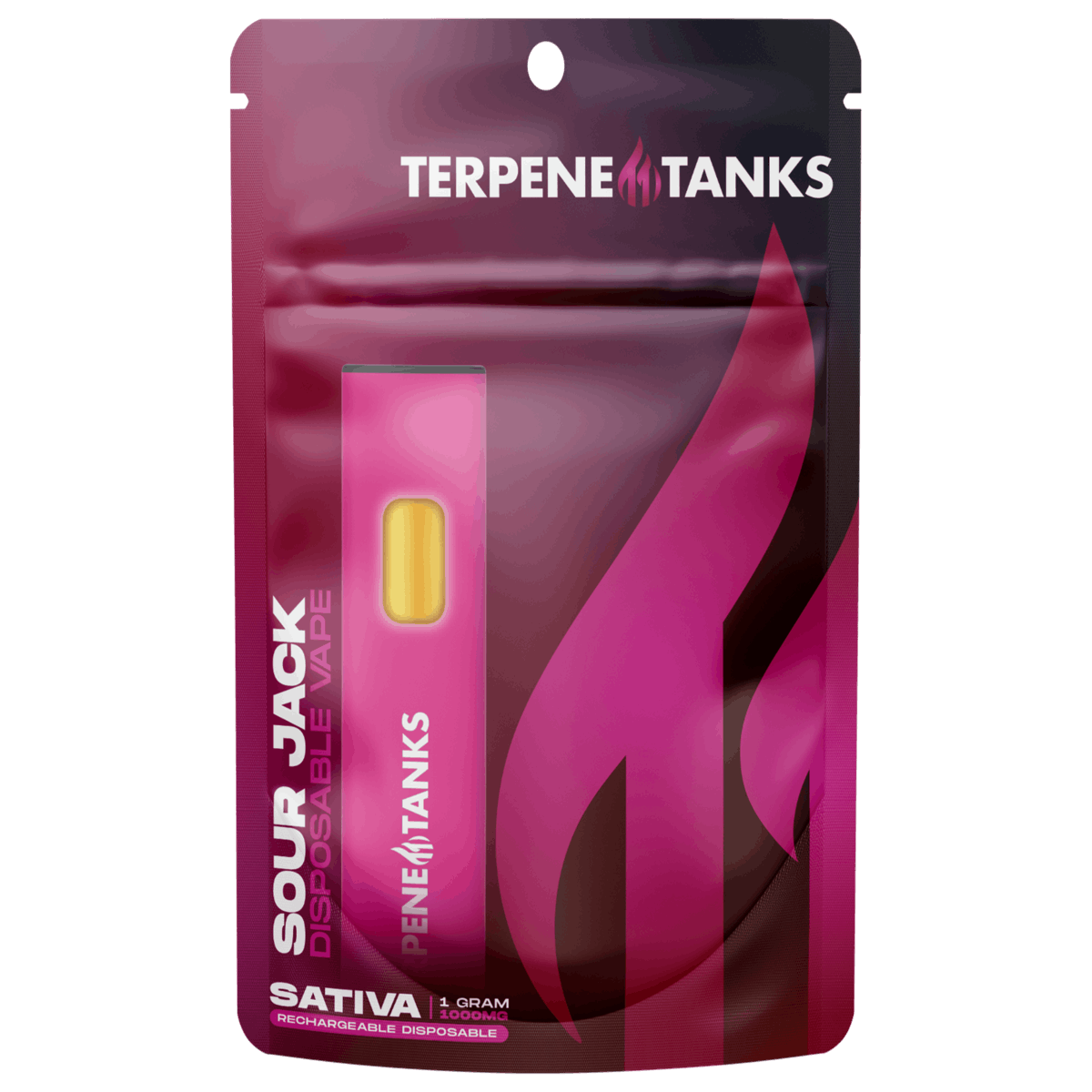 Terpene Tanks Sour Jack Disposable 1g by Terpene Tanks