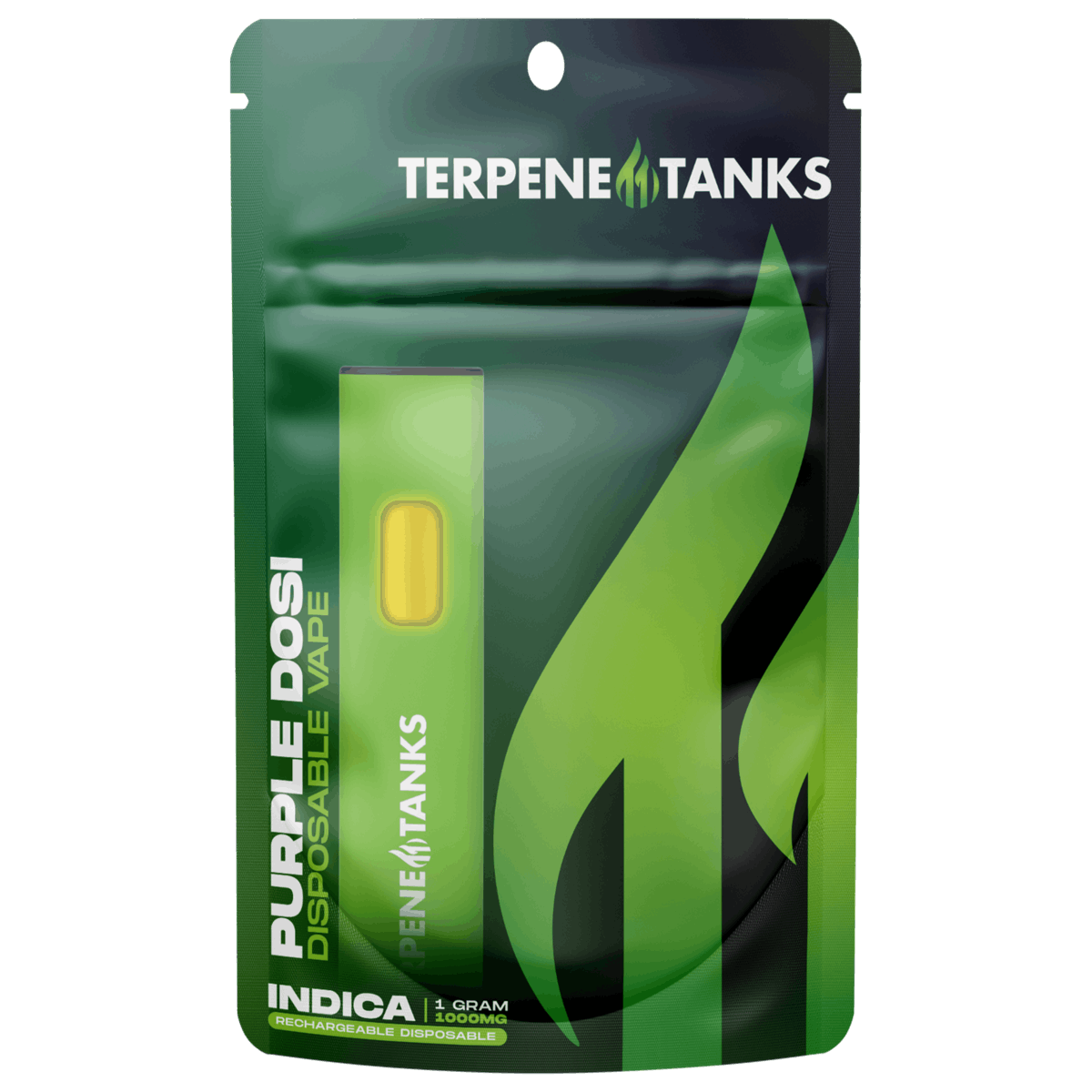 Terpene Tanks Purple Dosi Disposable 1g by Terpene Tanks
