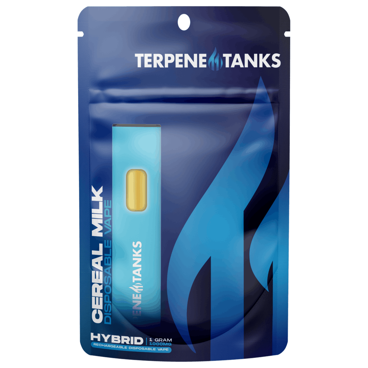 Terpene Tanks Cereal Milk Disposable 1g by Terpene Tanks