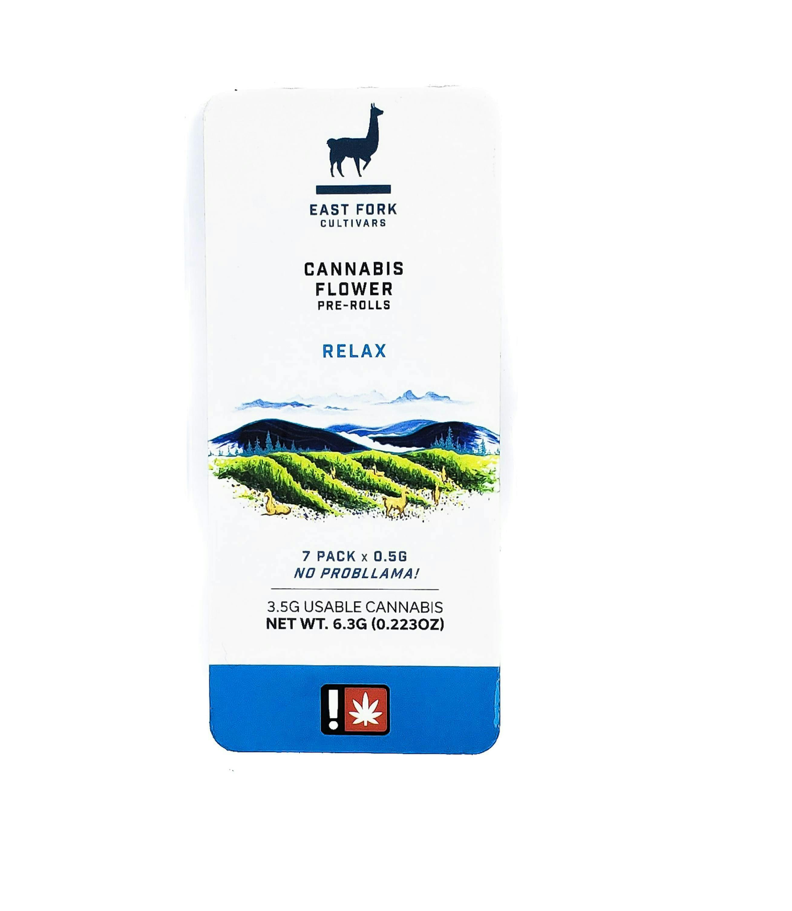 Relax Pre-Roll 0.5g - Wesley's Wish by East Fork Cultivars