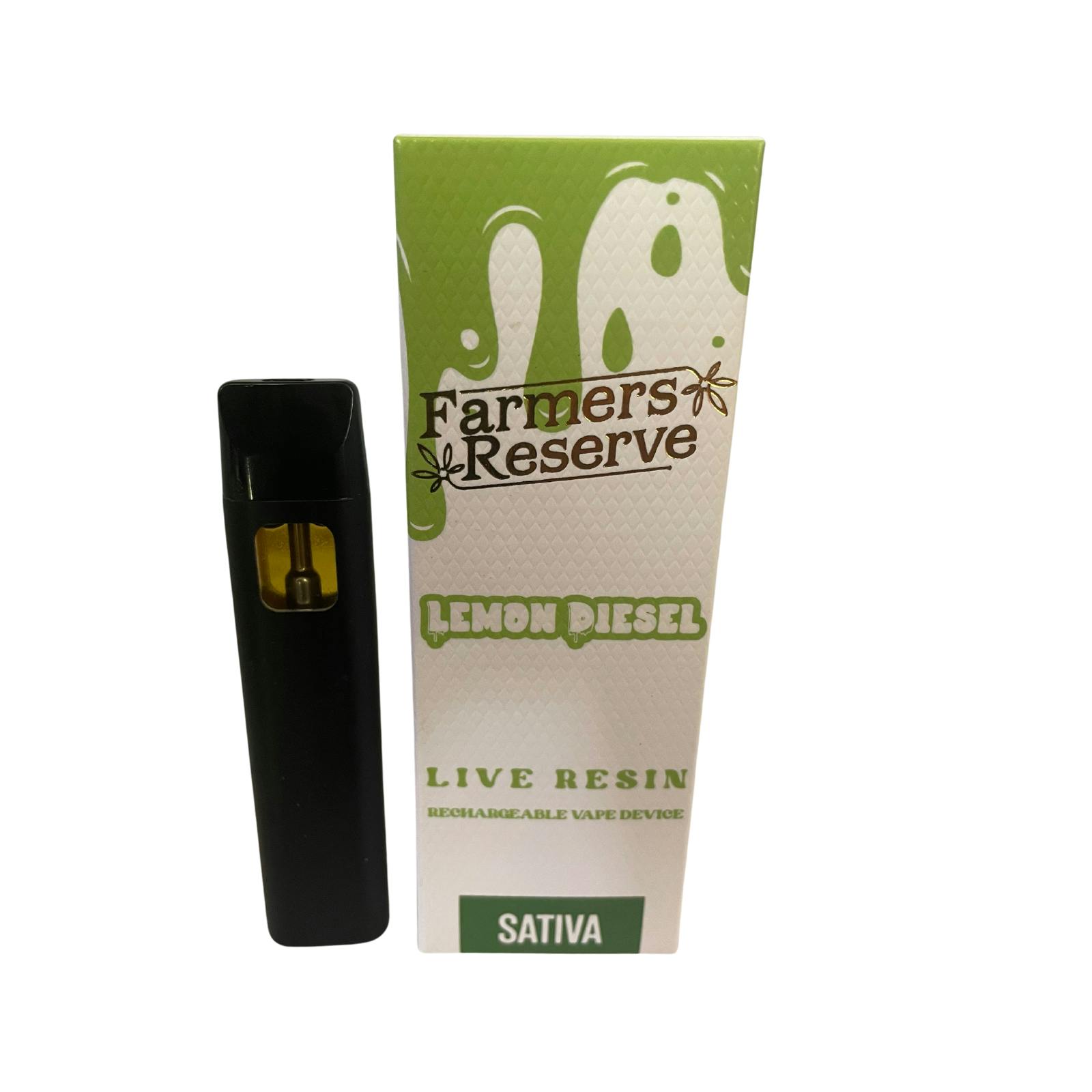 1Gram Lemon Diesel Live Resin Disposable - Farmers Reserve