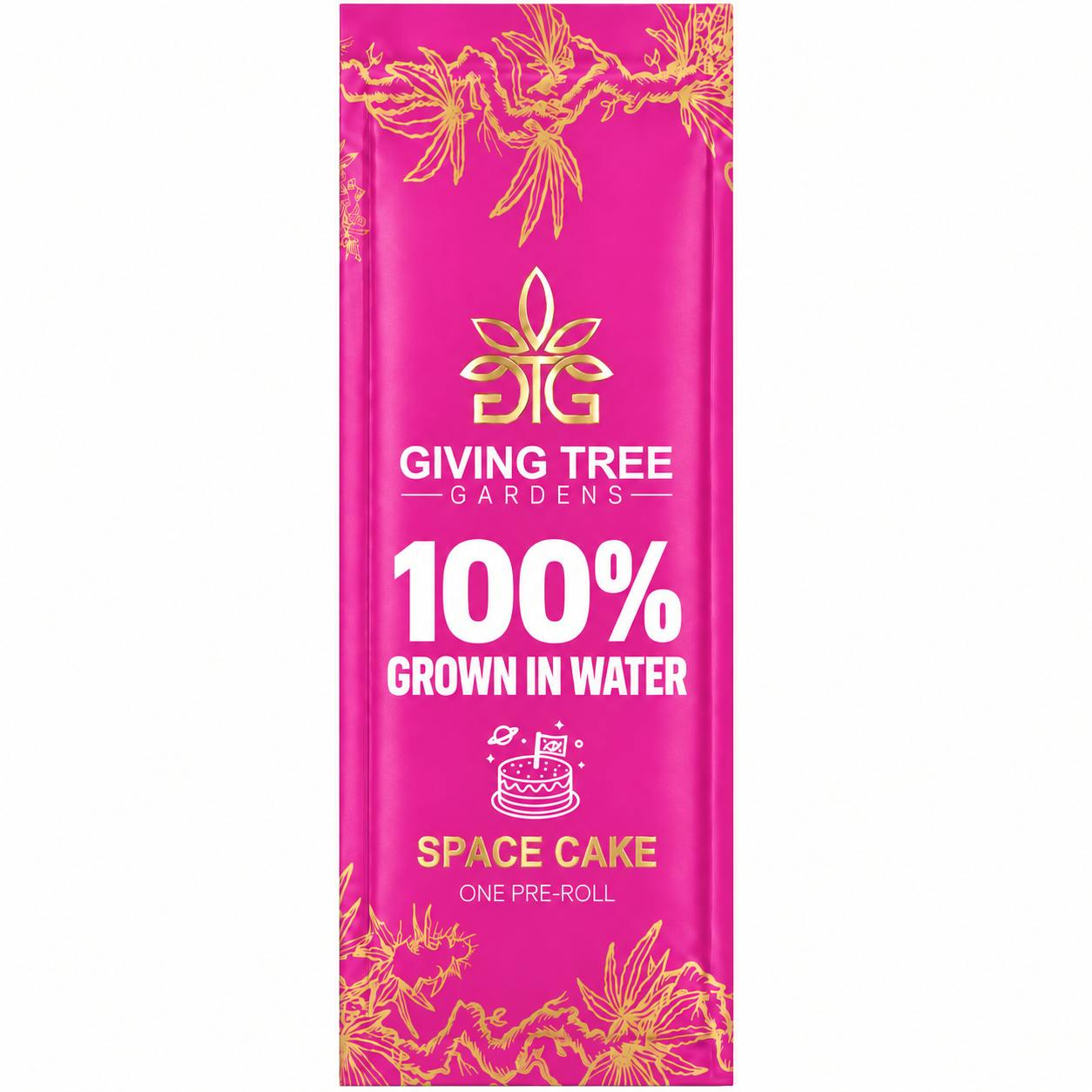 Space Cake – 1G Pre-Roll | 100% WATER GROWN • TRUE HYDRO by Giving Tree Gardens