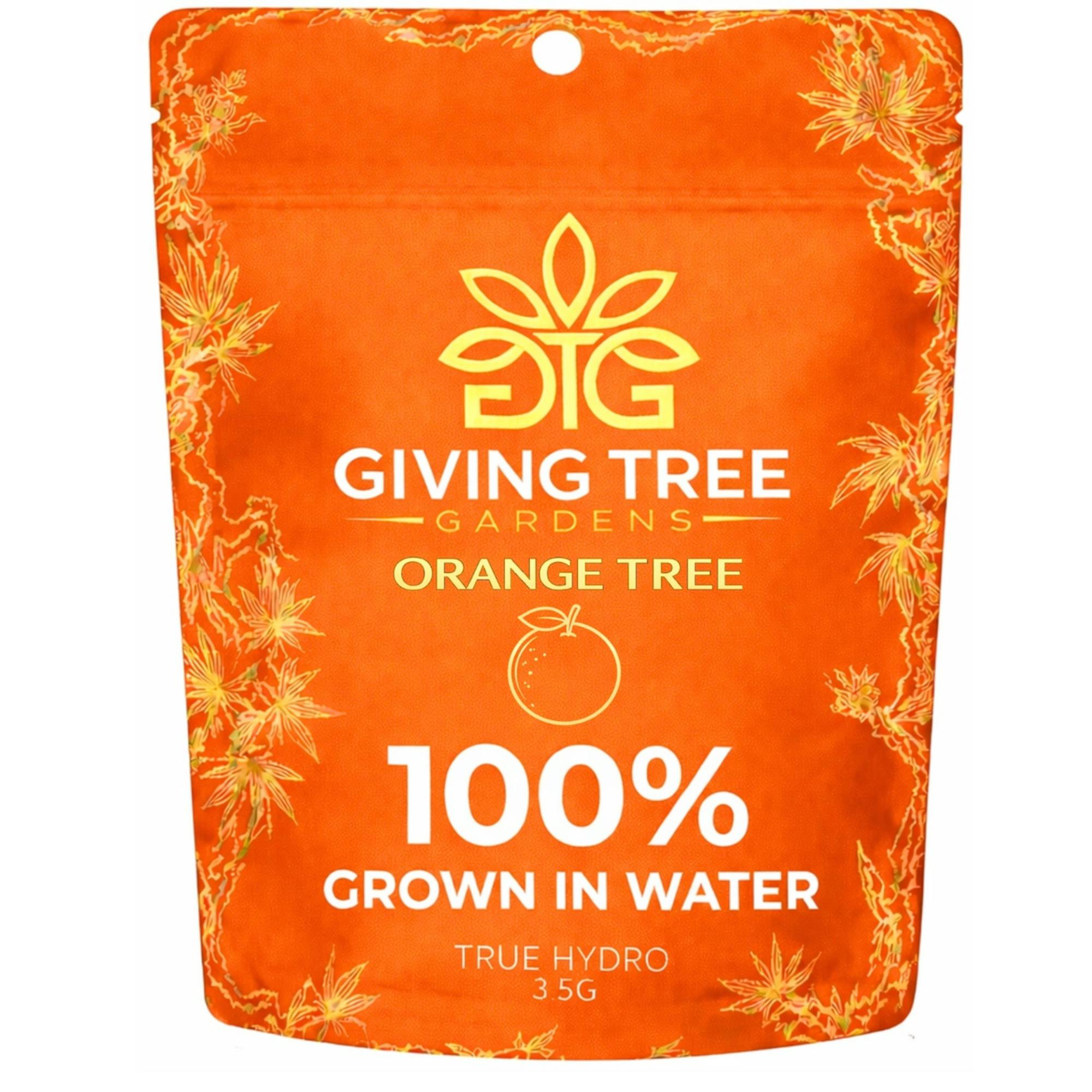 Orange Tree – 3.5G Pre-Pack Flower | 100% WATER GROWN • TRUE HYDRO