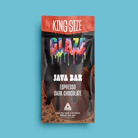 Glaze | King Size Java Bar - Espresso Dark Chocolate | 200mg