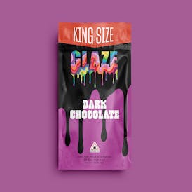 Glaze | King Size Dark Chocolate Bar | 200mg