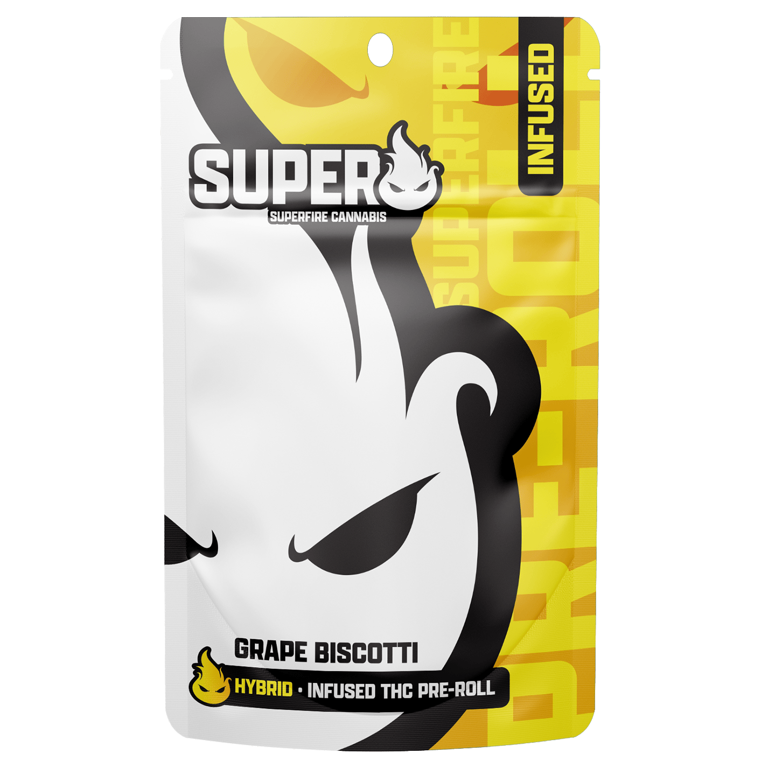 Superfire 1.2g Infused Preroll - Grape Biscotti