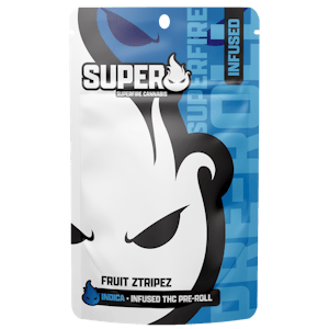 Superfire Cannabis - Superfire 1.2g Infused Preroll - Fruit Ztripez-Indica- 33.40%THC