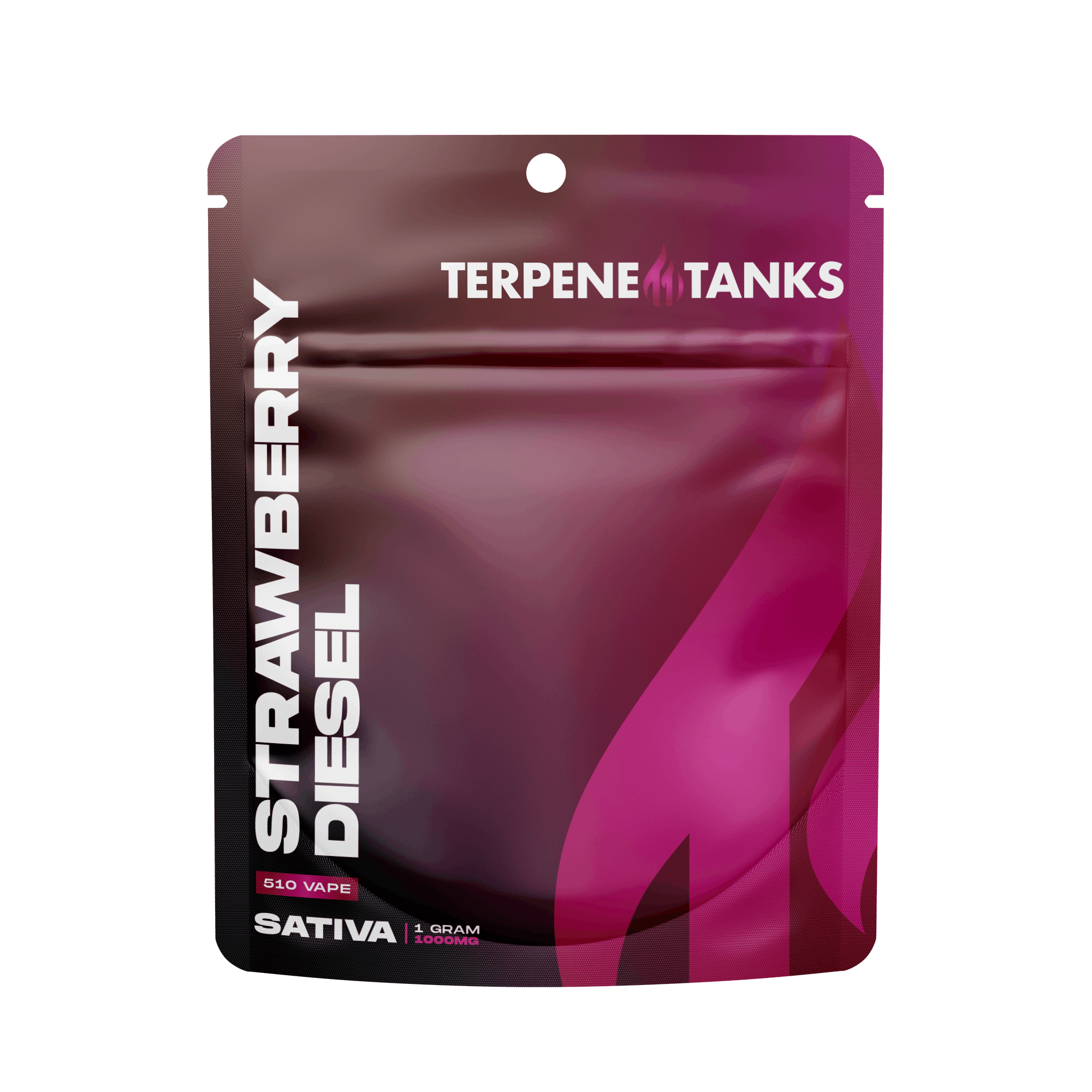 Terpene Tanks 1g 510 Vape Cart - Strawberry Diesel