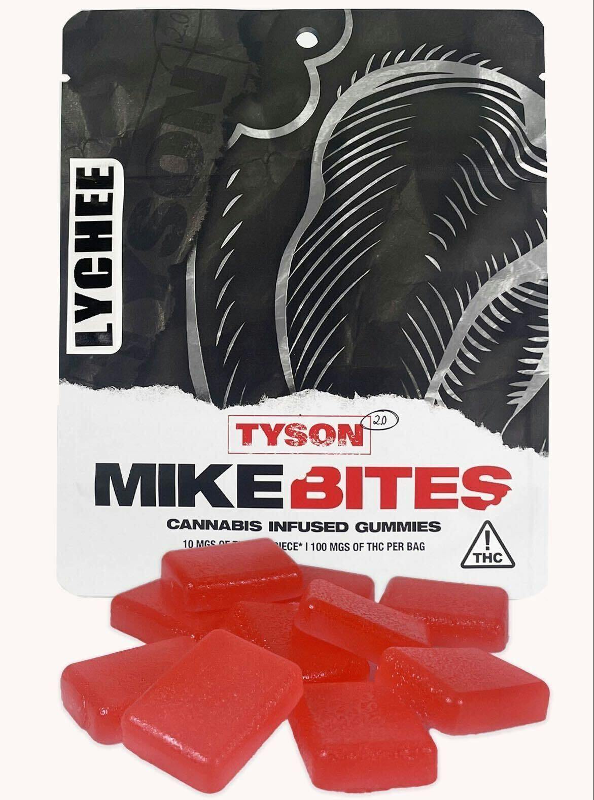 Tyson 2.0 - Mike Bites - Lychee Gummies 100mg by Southern Sky Brands