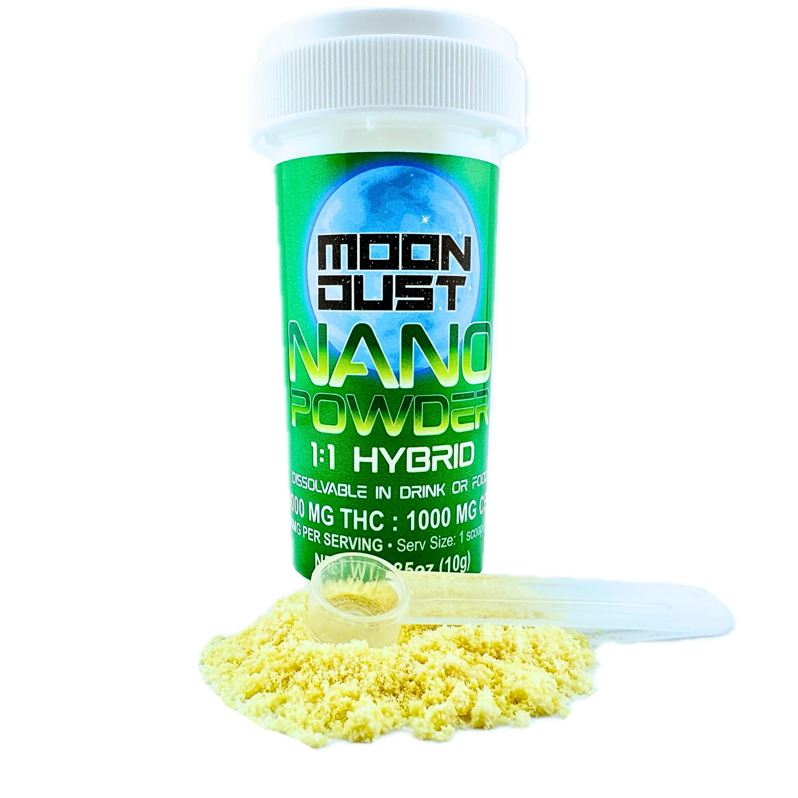 1000MG:1000MG NANO POWDER 1:1 THC:CBD - HYBRID - MOON DUST