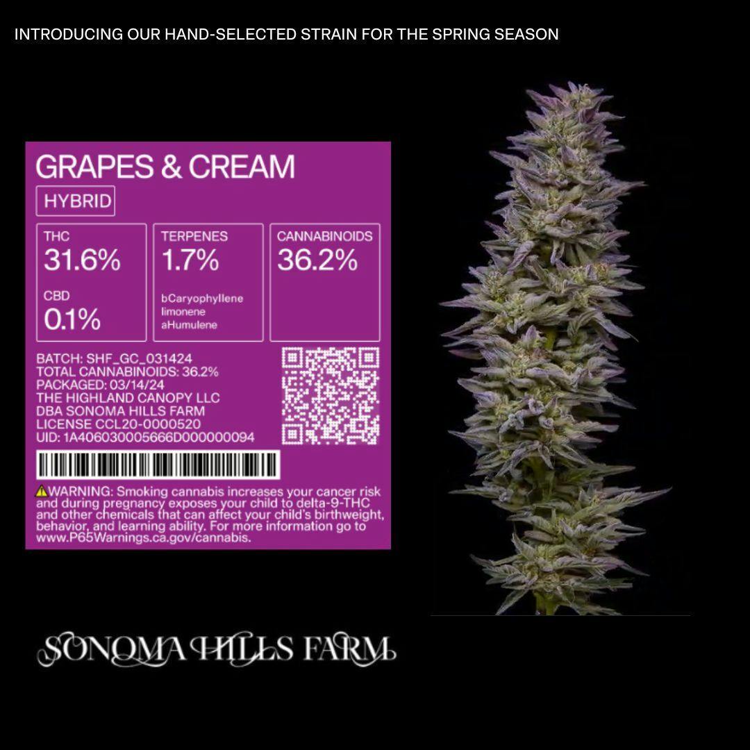 Sonoma Hills Farm: Grapes & Cream - Jar