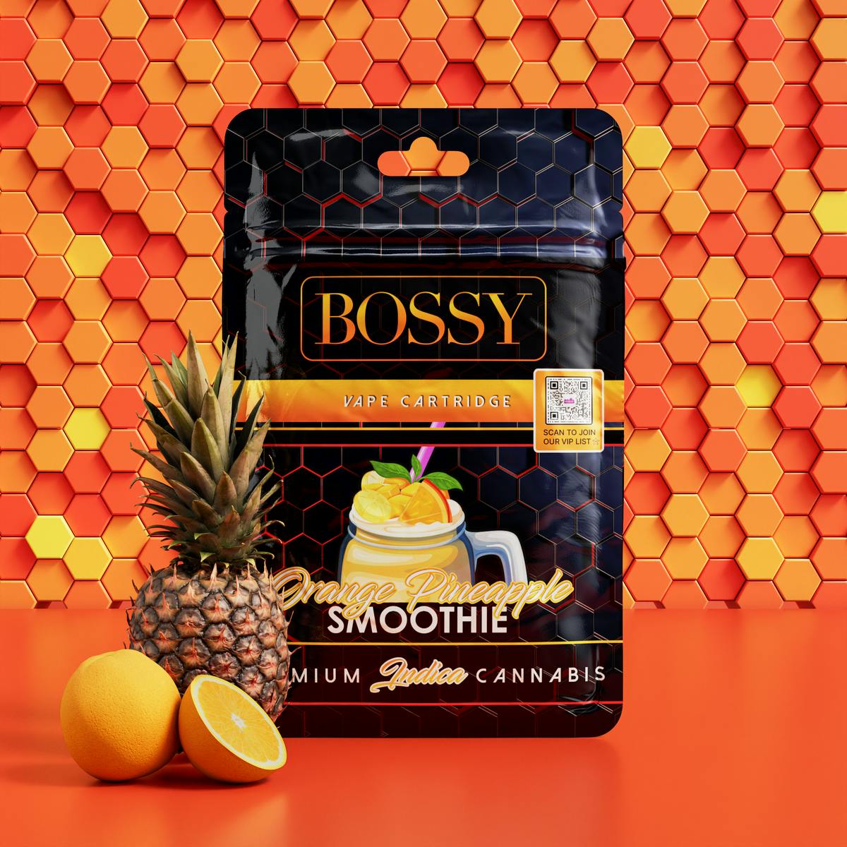 Bossy 1g Cartridge - Orange Pineapple Smoothie