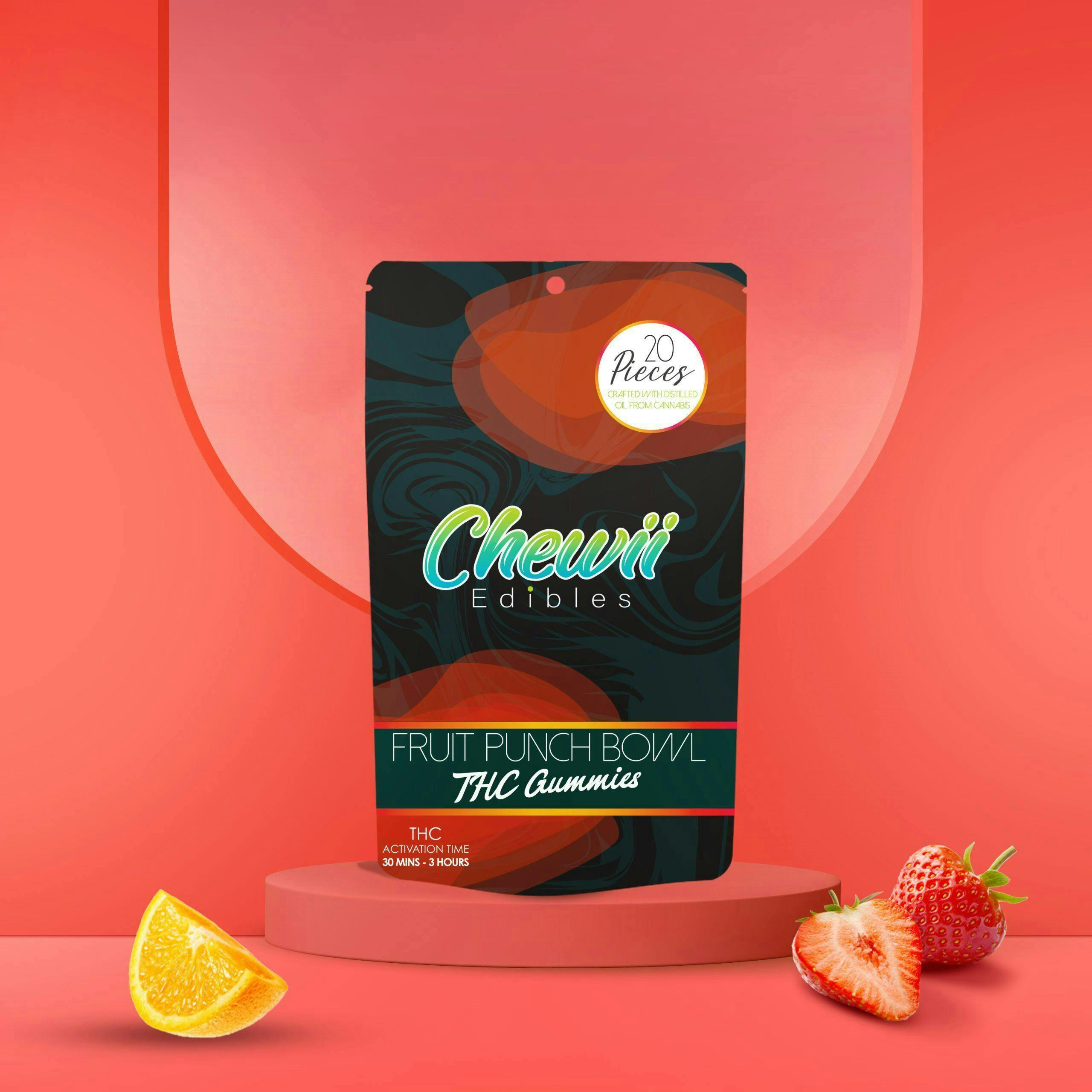 Chewii Coins - Fruit Punch Bowl (S) (200mg) [10pk]