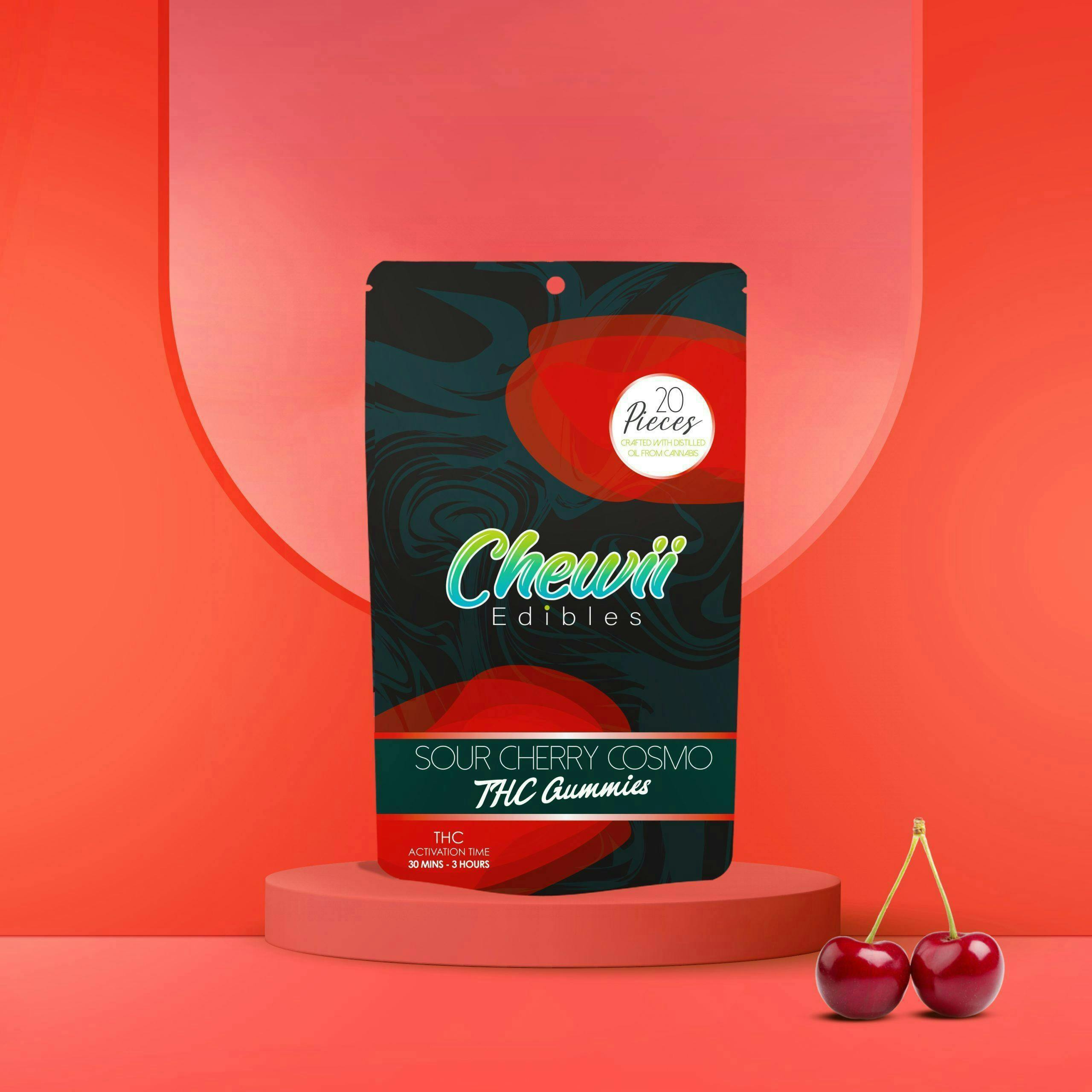 Chewii Coins - Sour Cherry Cosmo (I) (200mg) [10pk]