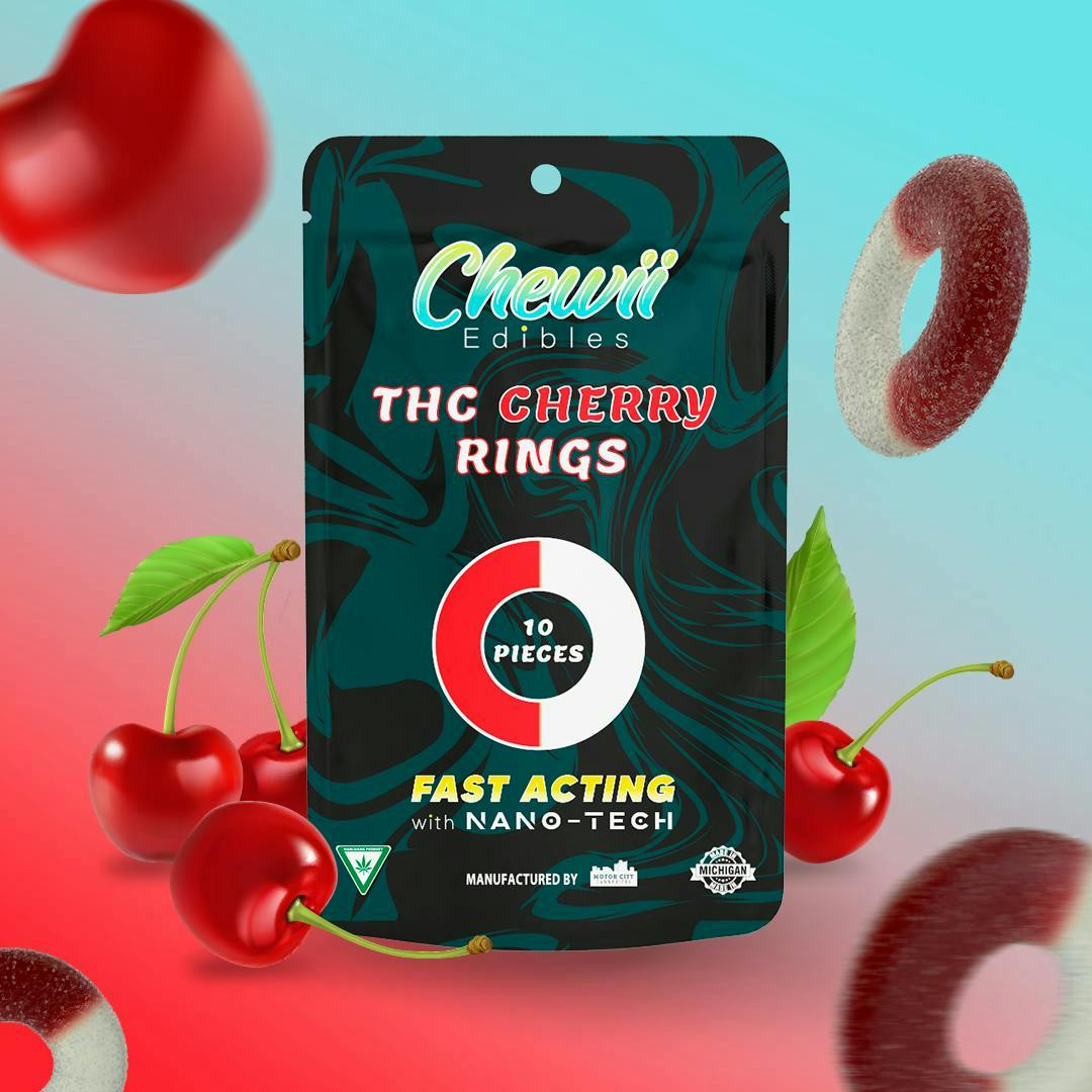 Chewii Rings - Cherry (200mg) [10pk]