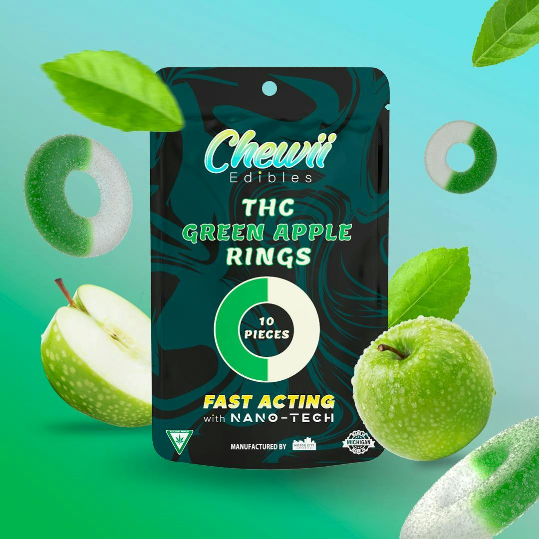 Rings Green Apple 10pk
