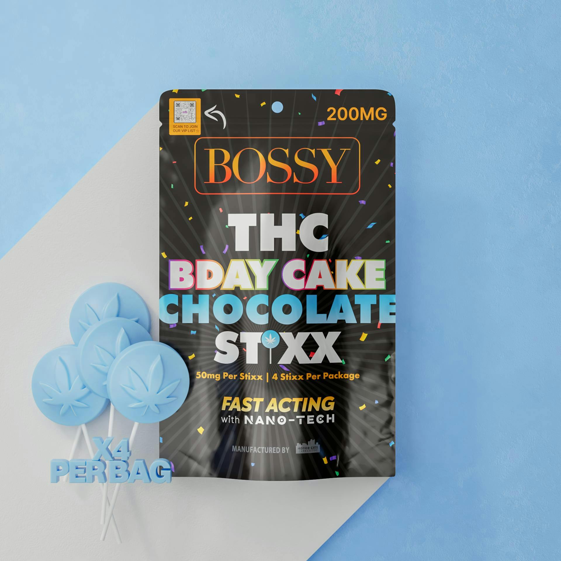 Chocolate Stixx Birthday Cake